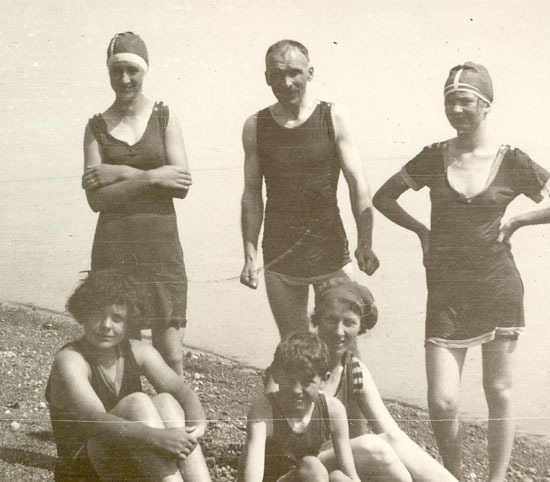 Rogers Family at Cordova Bay Beach