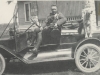 George McMorran with his Model T