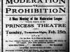 "Moderation vs Prohibition"