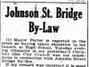 "Johnson St. Bridge By-Law"