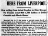 "S.S. Empress of Asia is Bringing Troops Here from Liverpool"
