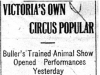 "Victoria's Own Circus Popular"