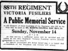 "A Public Memorial Service"