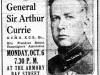 "Home-Coming Reception and Dinner to General Sir Arthur Currie"
