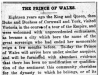 "The Prince of Wales"