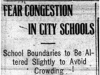 "Fear Congestion In City Schools"