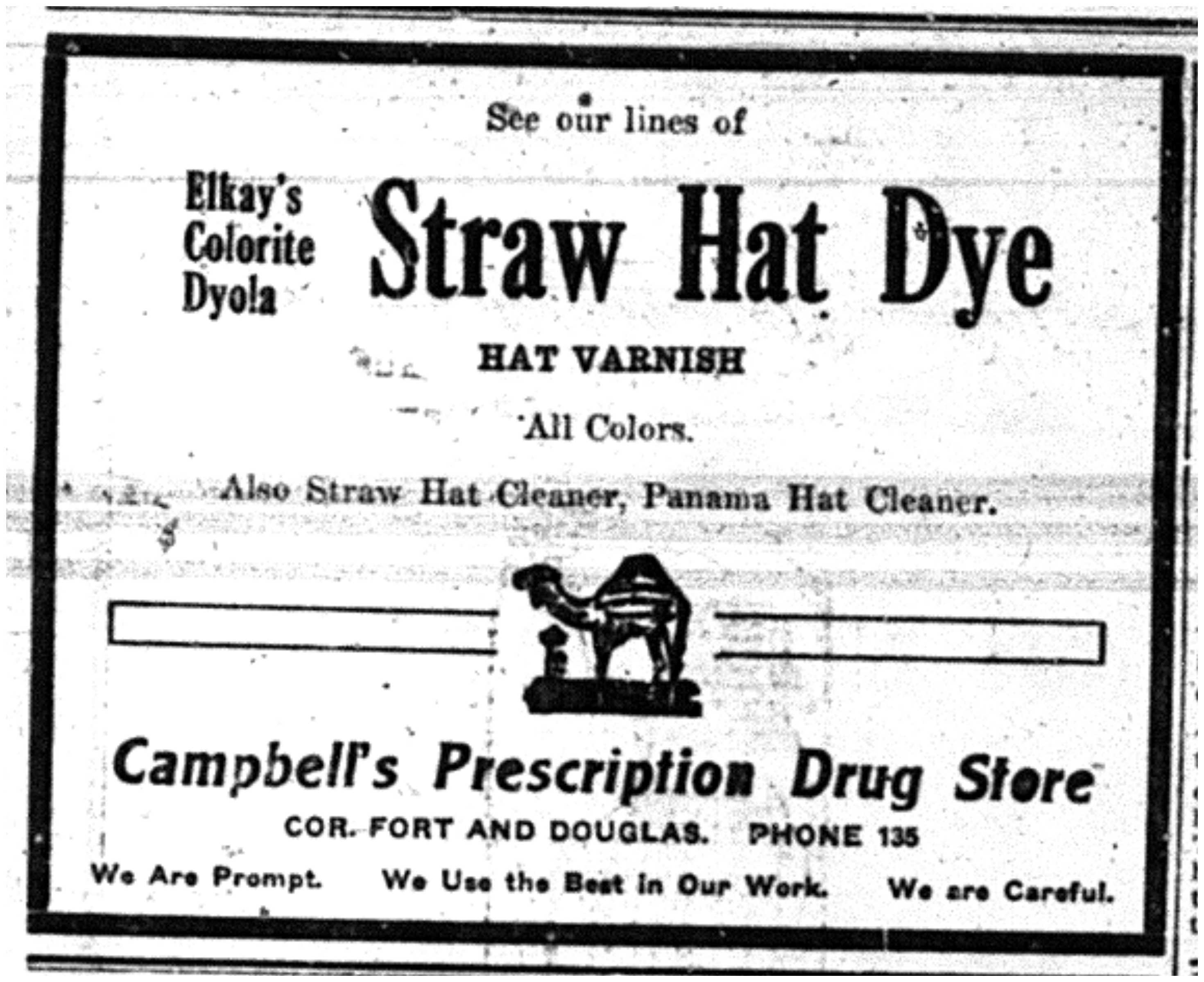 "Straw Hat Dye"