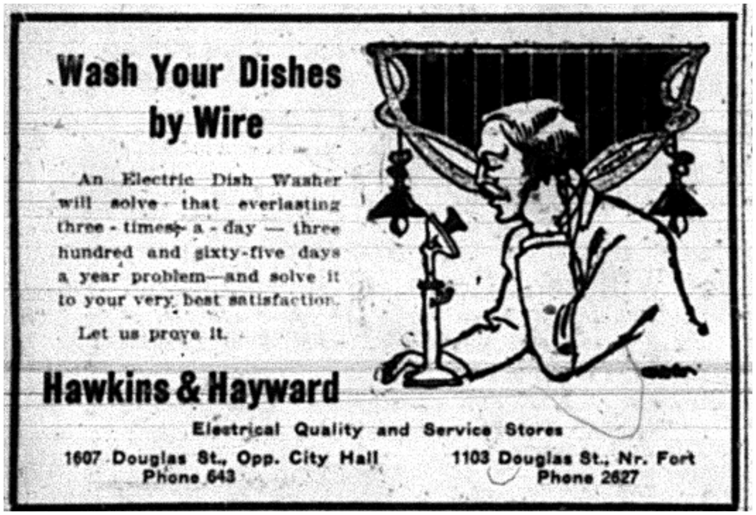 "Wash Your Dishes By Wire"