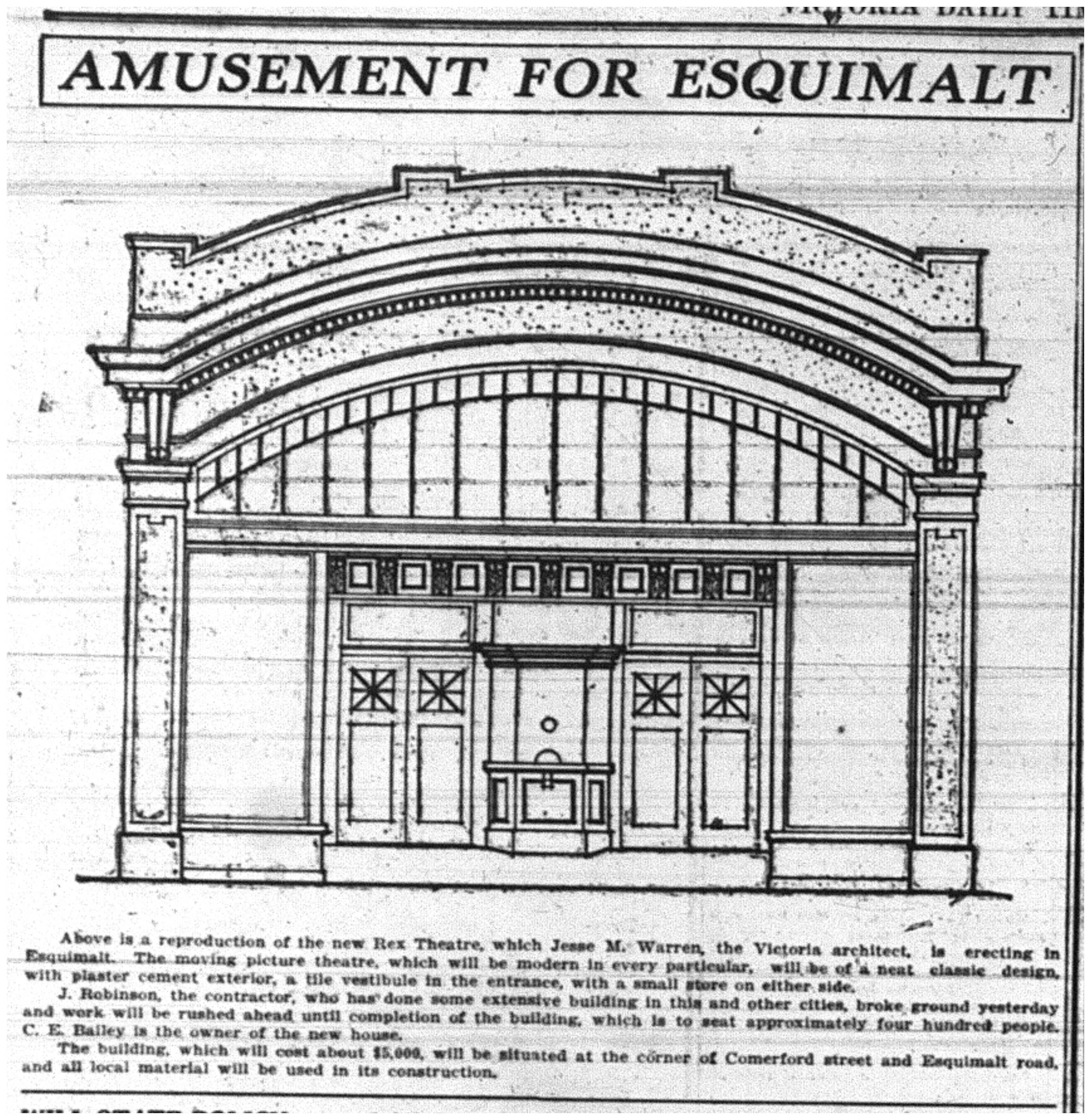 "Amusement for Esquimalt"