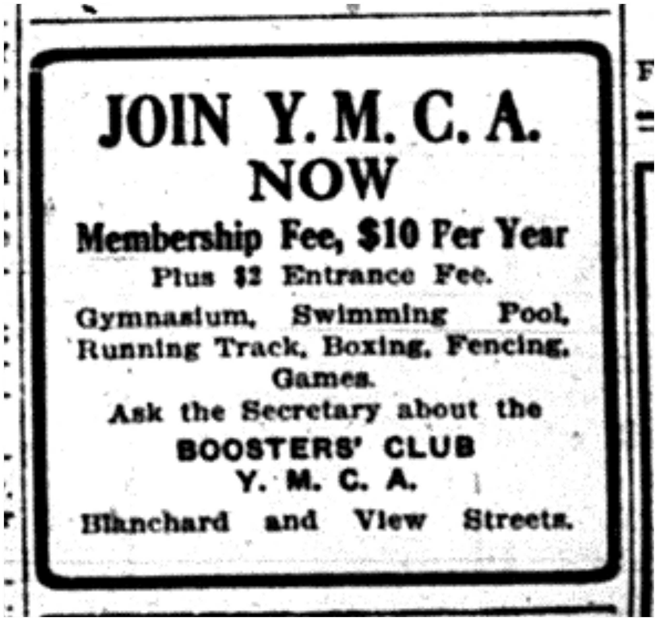 "Join Y.M.C.A. Now"