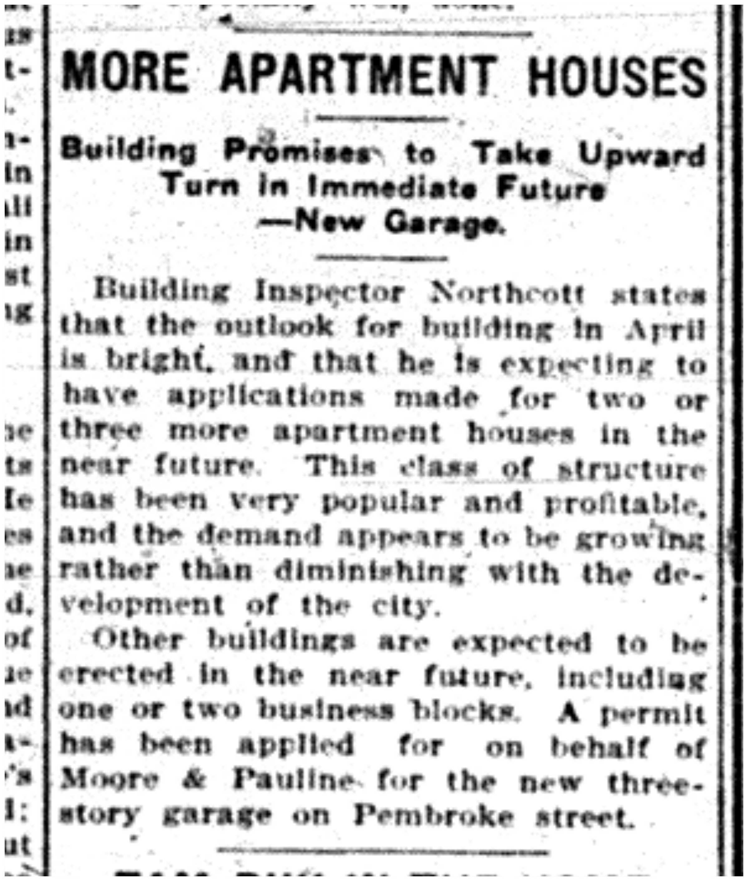 "More Apartment Houses"