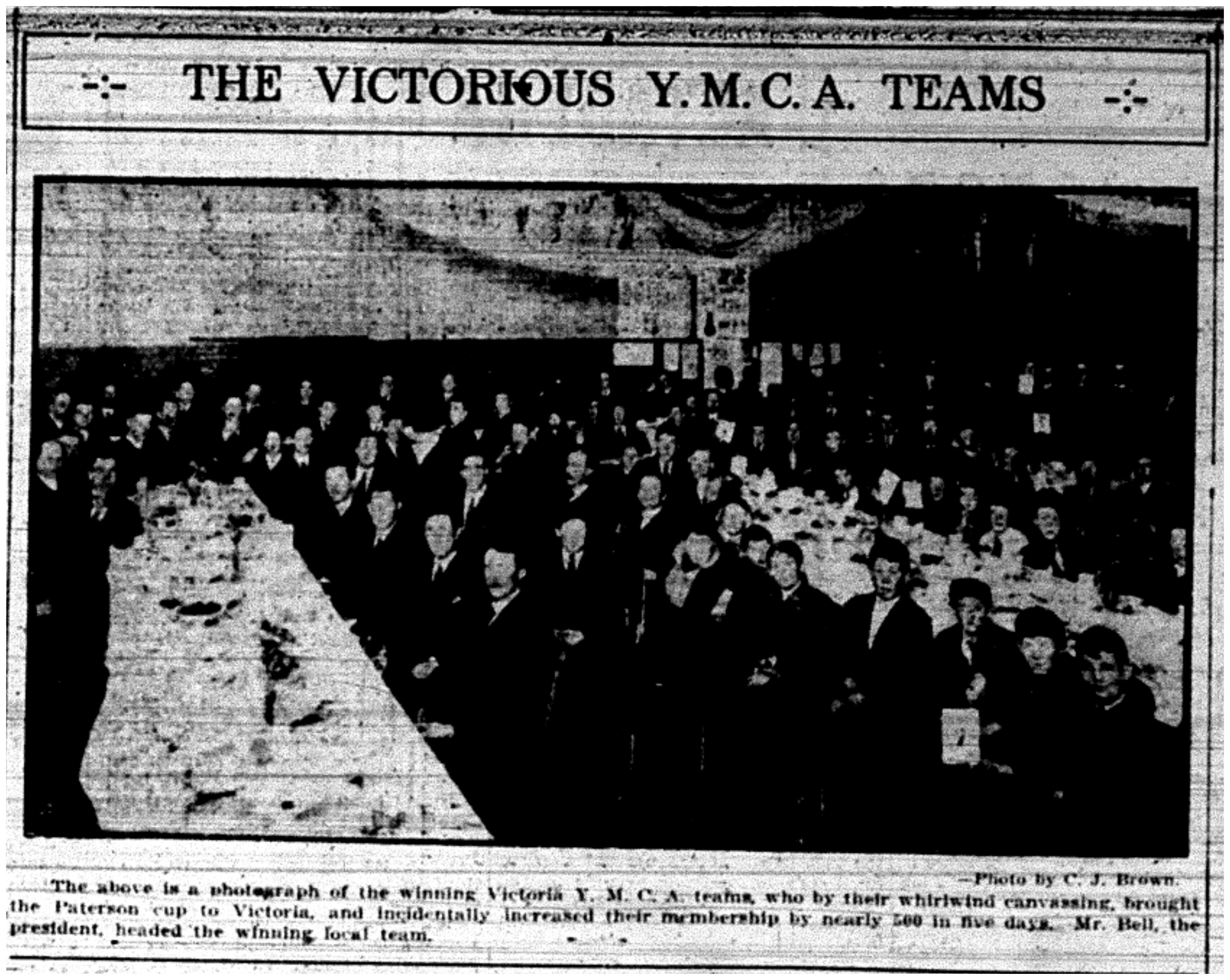 "The Victorious Y.M.C.A. Teams"