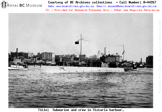 Submarine in Victoria Harbour
